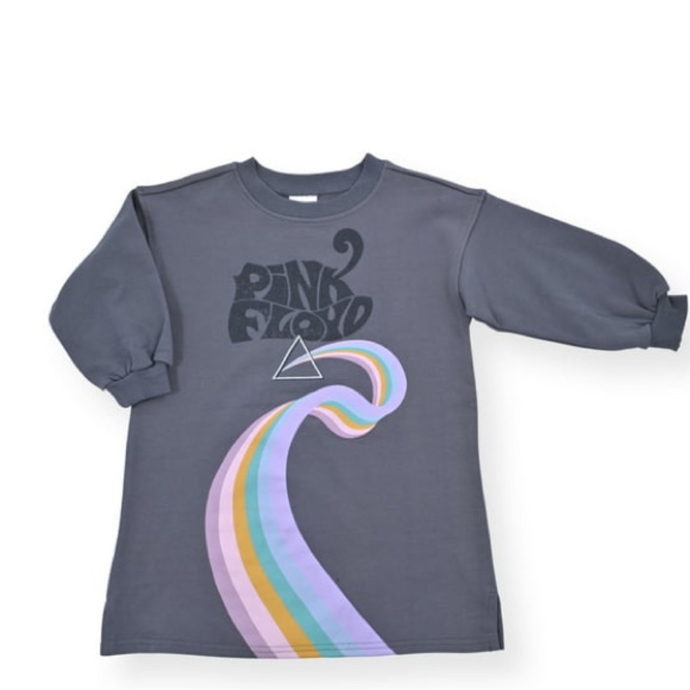 Pink Floyd Toddler Girls Crew Neck Dress in Quiet Shade Size 2T